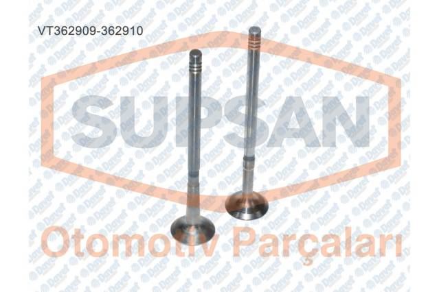 SUPSAN VT-362909-362910 Supap Takim Fiat Doblo, Palio, Albea, Punto 1.3 Multijet Jtd 16v Euro5  16 Supap